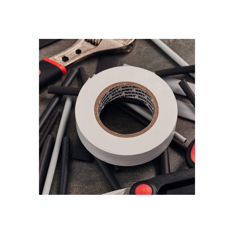 KR-09-2201 Изолента ПВХ KRANZ 0.13х19 мм, 25 м, белая (5 шт./уп.)  в Коврове
