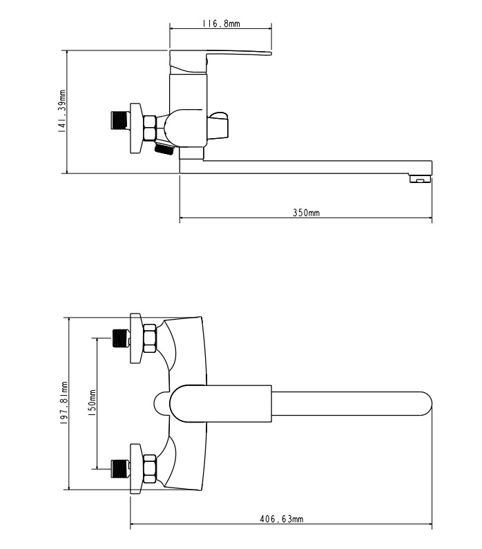 E22151-7 Смеситель для ванны  в Коврове