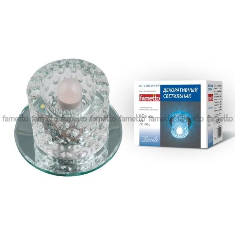 DLS-L118 G9 GLASSY/CLEAR Светильник декоративный встраиваемый, серия Luciole  цоколь G9 ххх  в Коврове