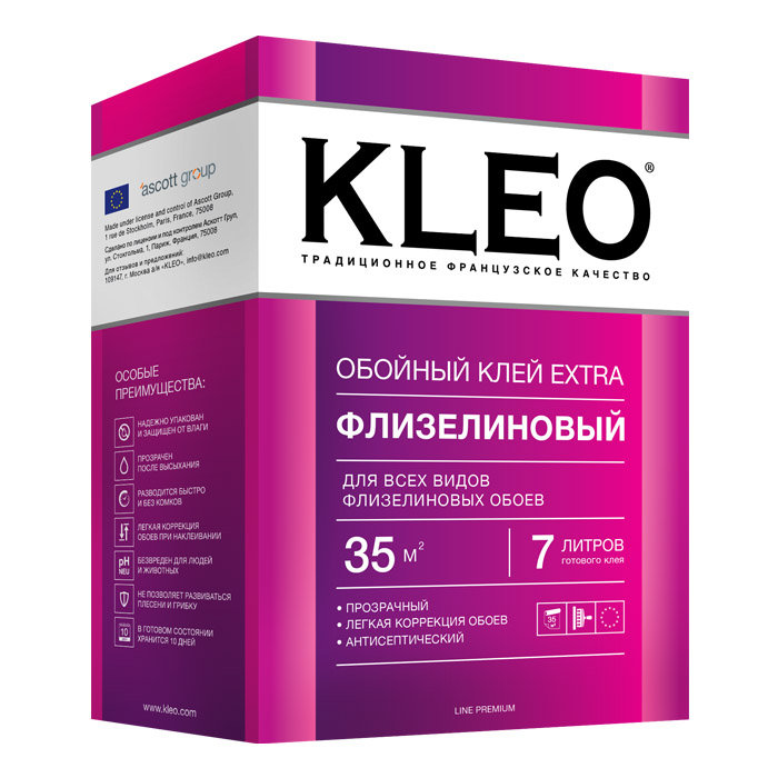 KLEO EXTRA 35 Клей для флиз. обоев 240 г /20  в Коврове