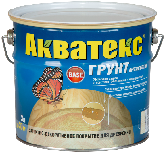 Акватекс-ГРУНТ  2,7л (антисептик)  /4  в Коврове