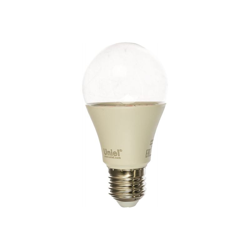 Лампа светодиодная для растений. LED-A60-9W/SP/E27/CL Форма "A", прозрачная колба. пластик   в Коврове