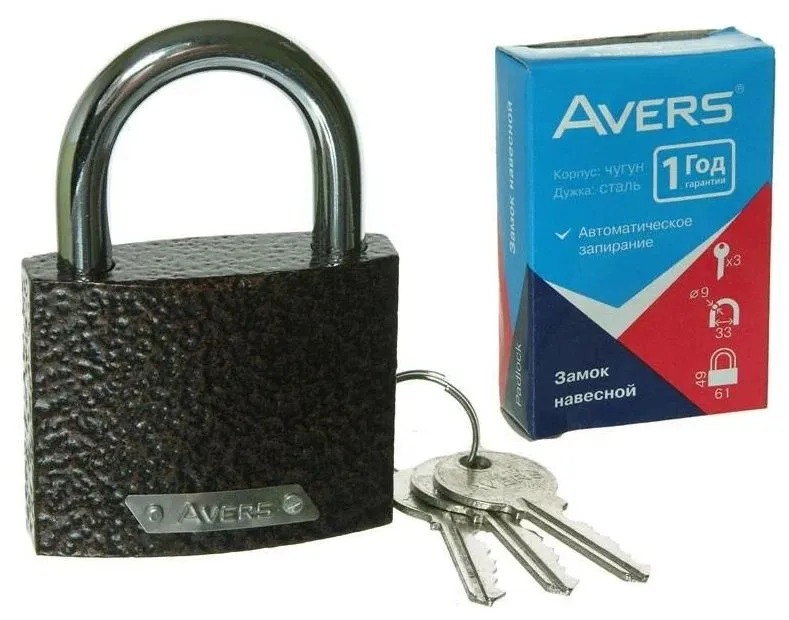 Замок навесной Avers PD-01-50 (008775)  в Коврове