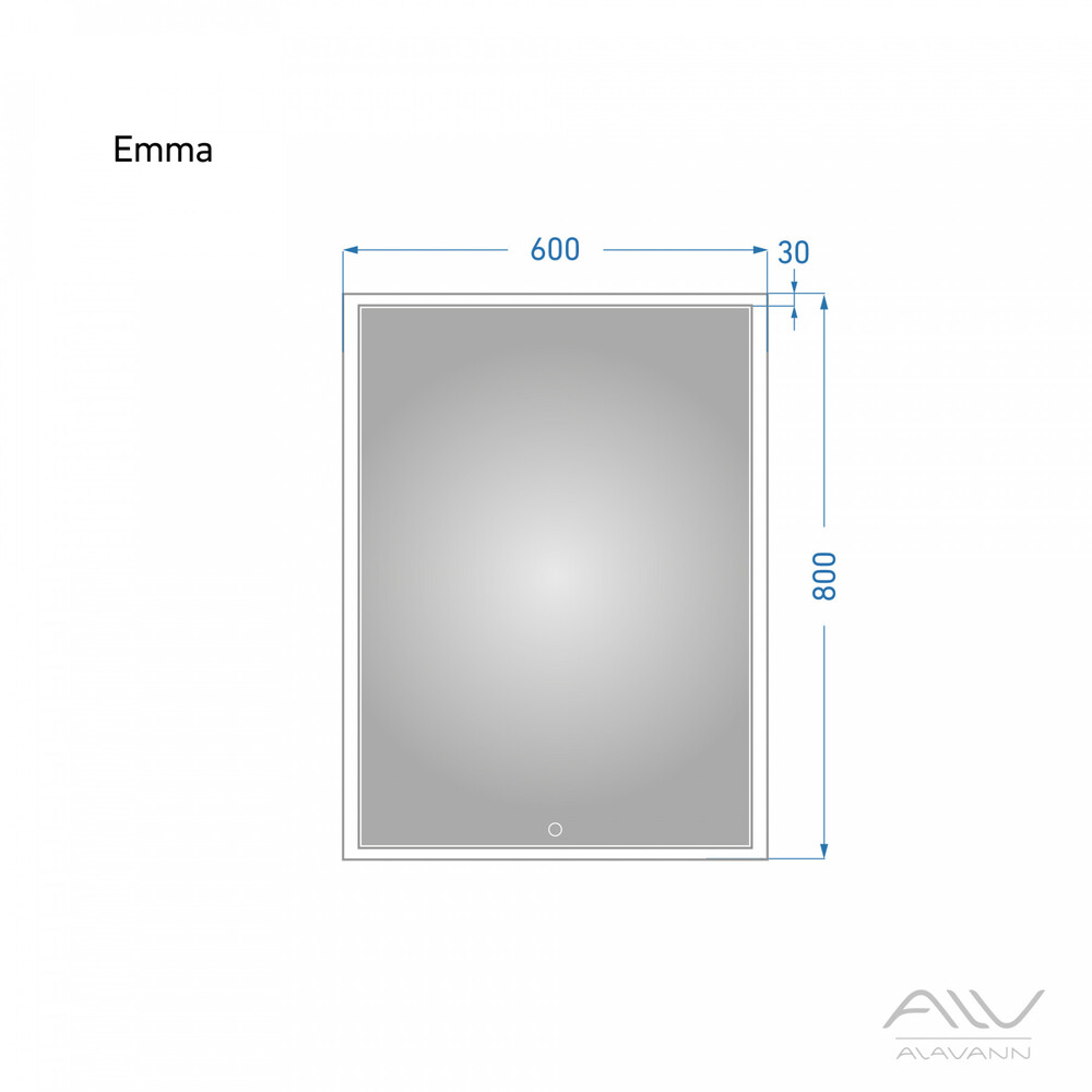 Зеркало EMMA 60 р-р: Alavann  в Коврове
