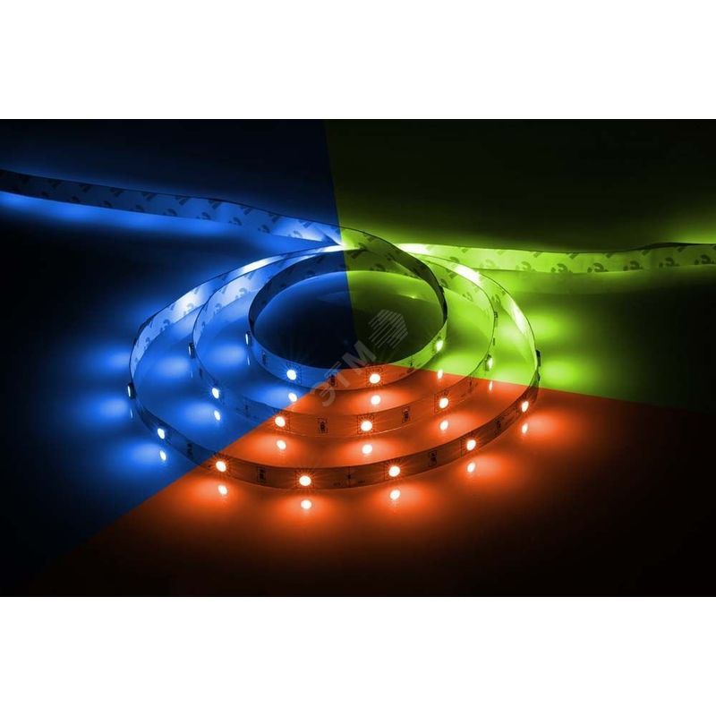 Лента светодиодная LEDх30/м 5 м 7.2w/m 12в красный/зеленый/синий (LS606 RGB) 4627080288591  в Коврове