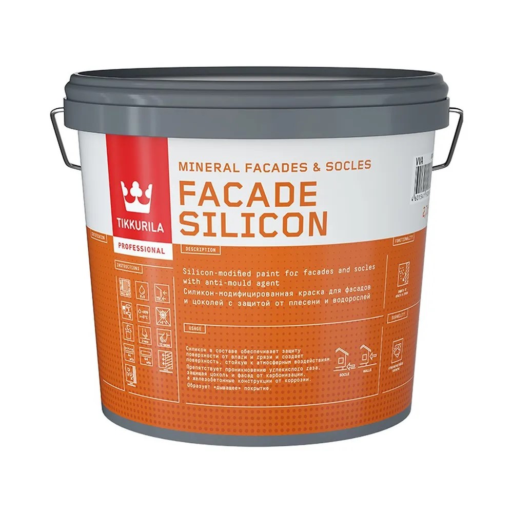 FACADE SILICON  С Краска фасадная гл/мат  2,7 л /1  в Коврове