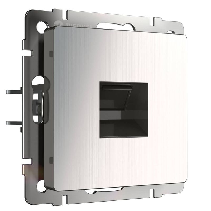 Розетка Ethernet RJ-45 (глянцевый никель) W1181002  в Коврове