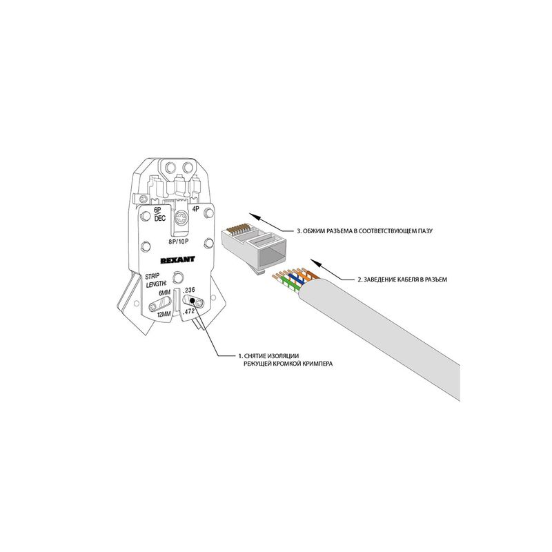 Джек штекер  8Р8С  CAT 5е  PROCONNECT  (FD6034)  отгр по 100шт 05-1021-3   в Коврове