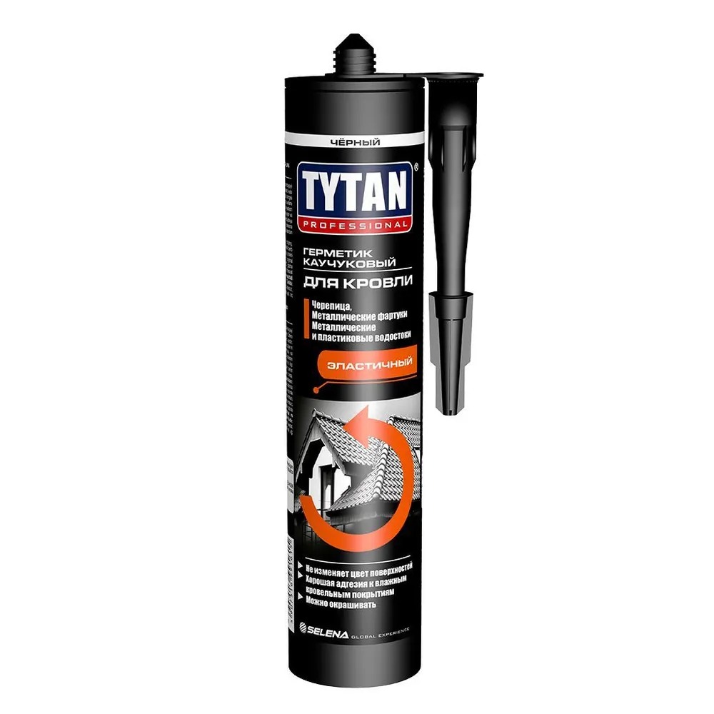 Tytan Professional герметик каучуковый для кровли черный 310 мл 1615 / 9075  в Коврове