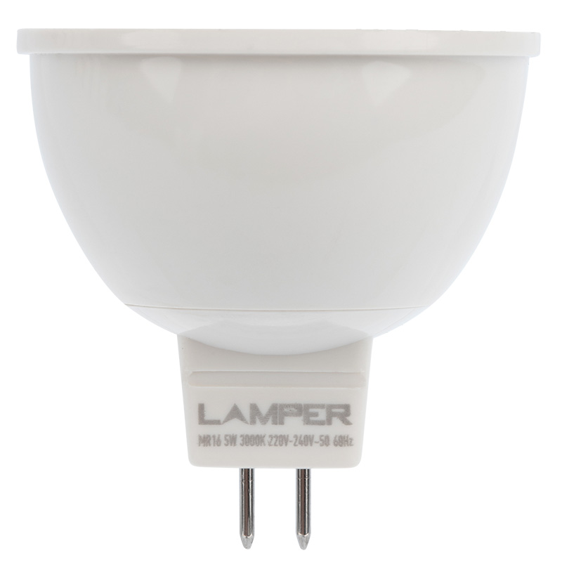601-727 Лампа LED MR16 GU5,3  5W 4000K 450Lm 220V STANDARD Lamper  в Коврове
