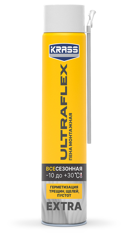 Пена KRASS ULTRAFLEX  Extra всесезонная 0.65л. 12/504  в Коврове