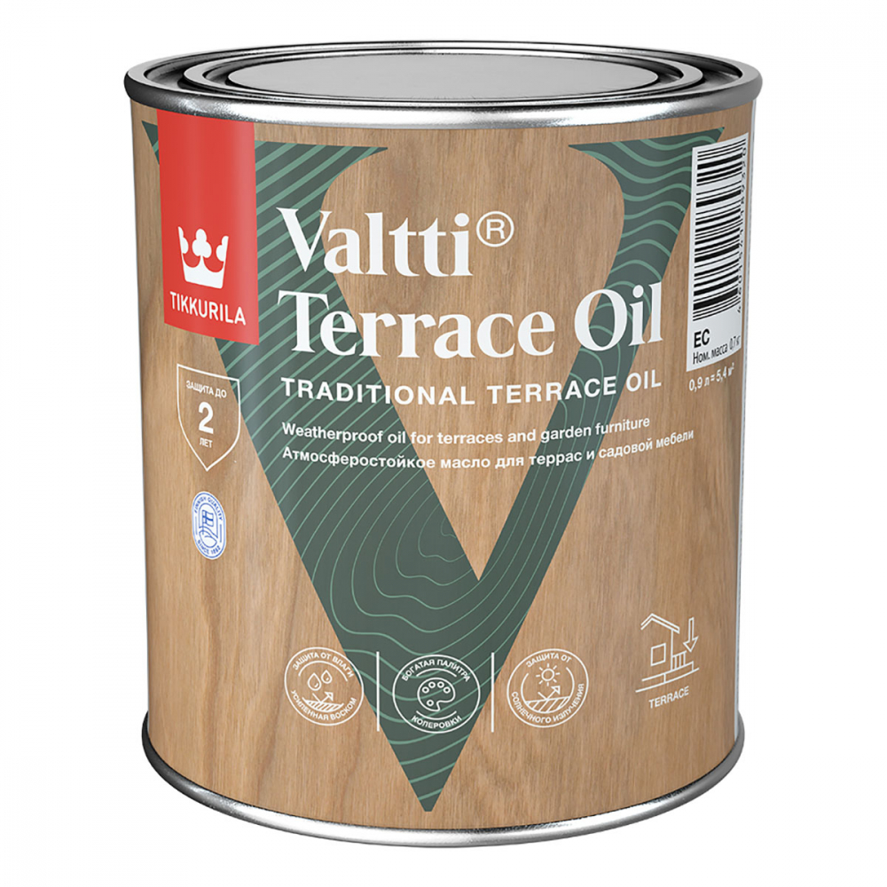 VALTTI  TERRAS OIL EC 0.9 л /6  в Коврове