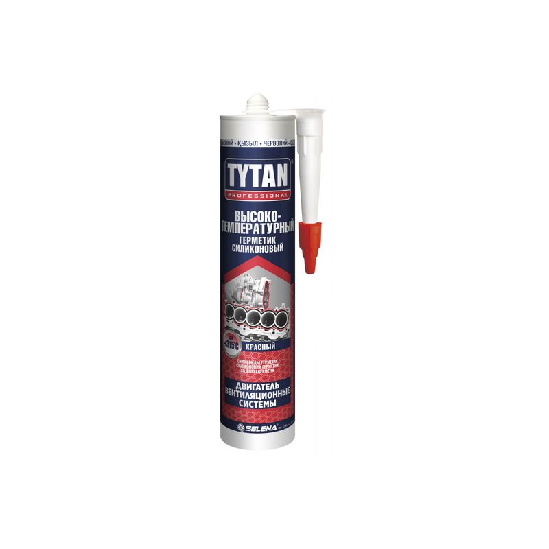 Tytan Professional герметик силиконовый высокотемпературный красный 280 мл 4614/9598  в Коврове