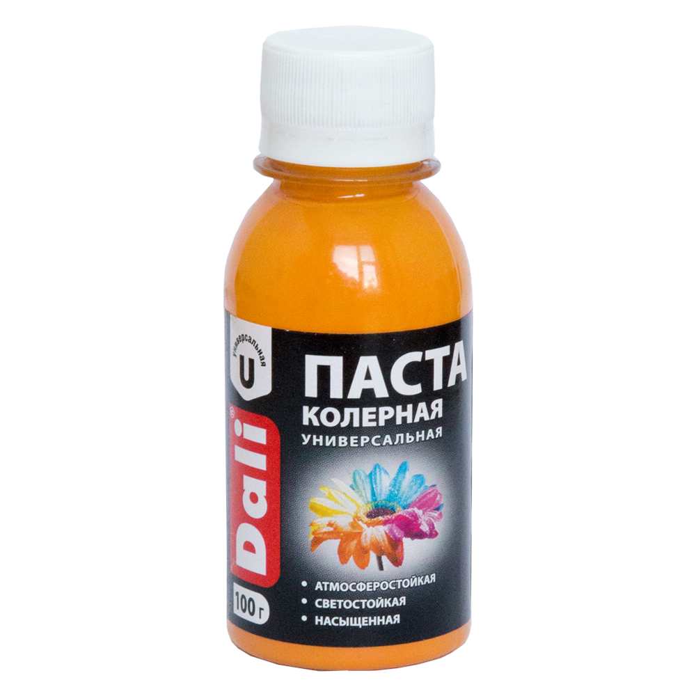 Паста "DALI" колерная  0,1 кг оранжевый 1/8  в Коврове