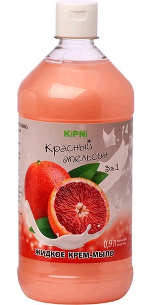 Жидкое крем-мыло Kipni Красный Апельсин, 0,9 л  в Коврове