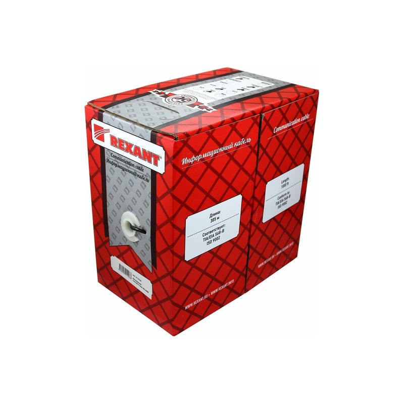 Кабель FTP интернет 4х2х24AWG кат.5е медь 305м (м) Rexant   в Коврове