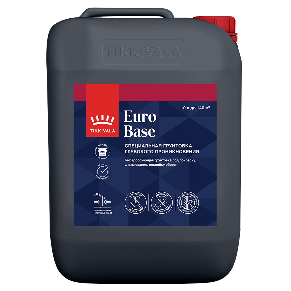 Грунтовка глубокого проникновения Euro Base 10л   1/40  в Коврове