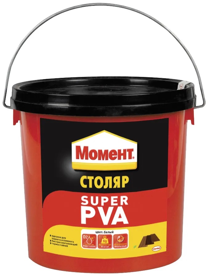 Клей Момент Супер ПВА D2 столярный 3кг /1 /6  в Коврове