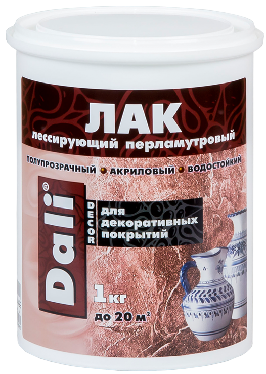 Лак "Dali-Decor" лессирующ. перламутровый (золото)   1 кг  в Коврове