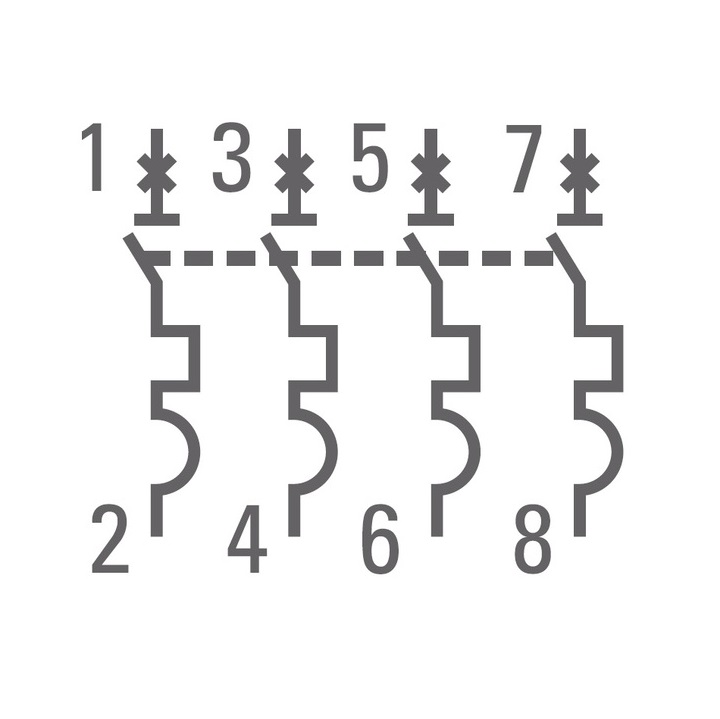 Выключатель автоматический 4P 25А (C) 4,5kA ВА 47-63N EKF PROxima  в Коврове
