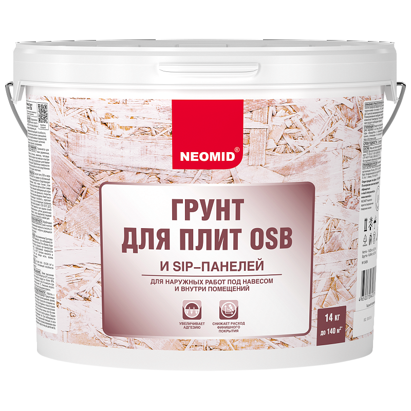 Neomid Грунт для плит OSB 14кг  5371  в Коврове