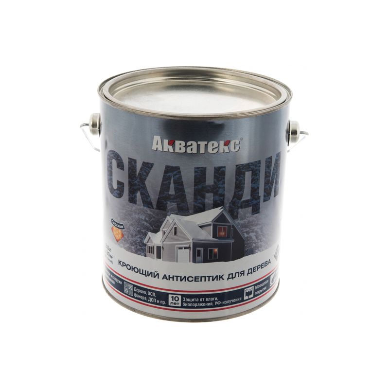 Акватекс СКАНДИ антисептик д/ дерева   2,5 л фьорд  /4  в Коврове