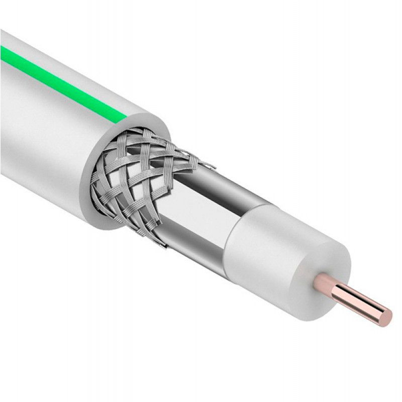 Кабель коаксиальный PROconnect SAT 703 B, CCS/Al/Al, 75%, 75 Ом, бухта 100 м, белый 01-2431-2   в Коврове