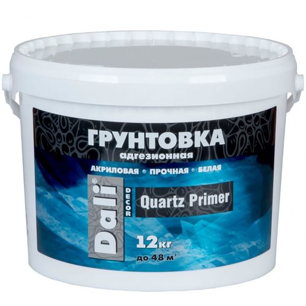 Грунтовка ДАЛИ-Декор QUARTZ PRIMER адгезионная белая 12 кг    1/44  в Коврове