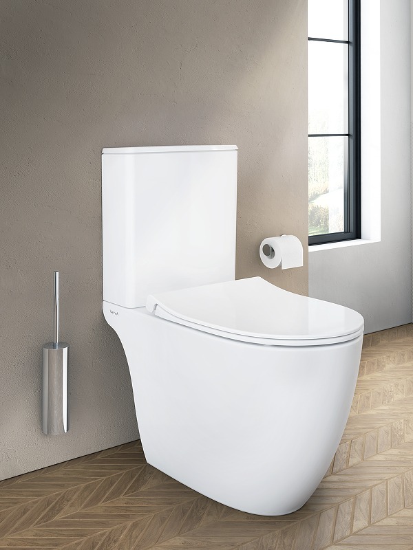 Унитаз-компакт Vitra Sento безободковый сиденье м/лифт 9830В003-7204  в Коврове
