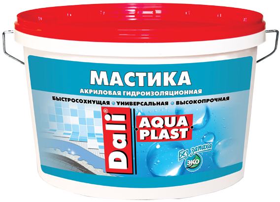Мастика Аквапласт ДАЛИ  5 л.    1/60  в Коврове