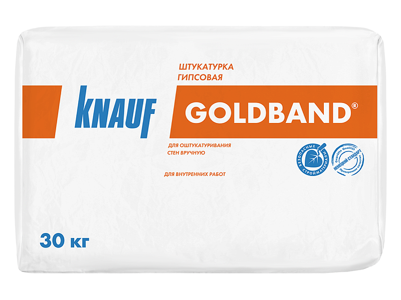 Штукатурка гипсовая теплоизоляционная Knauf  Гольдбанд 30кг  в Коврове