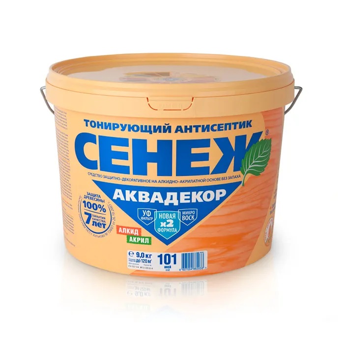 Сенеж Х2 аквадекор 101  9 кг иней  в Коврове