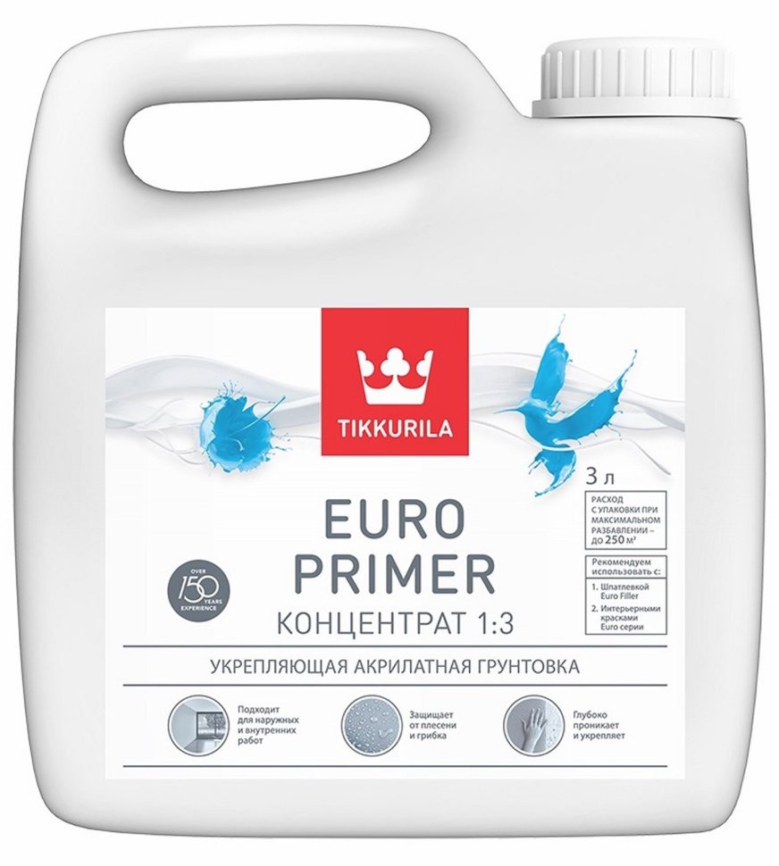 EURO PRIMER грунтовка   3 л /1  в Коврове