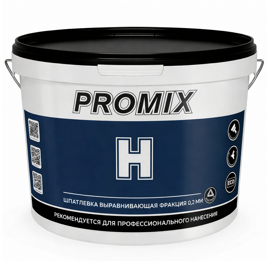 Шпатлёвка выравнивающая "PROMIX  Н " 4,5 кг ведро (200мкм) белая  в Коврове