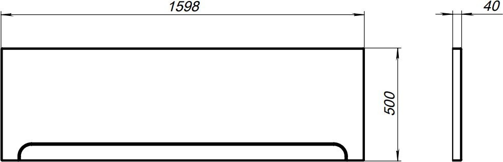 *Панель фронтальная DALI 160 (239388)  в Коврове
