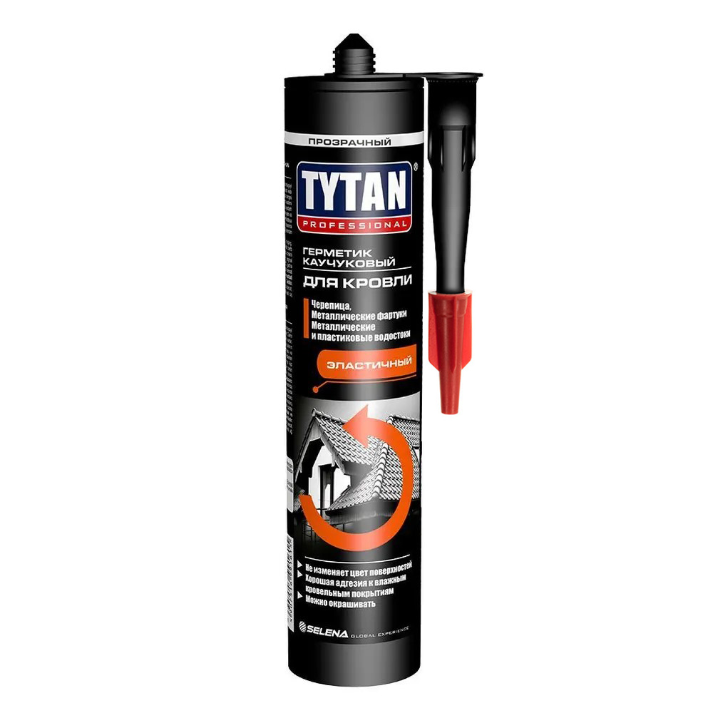Tytan Professional герметик каучуковый для кровли прозрачный 310 мл  1455  в Коврове