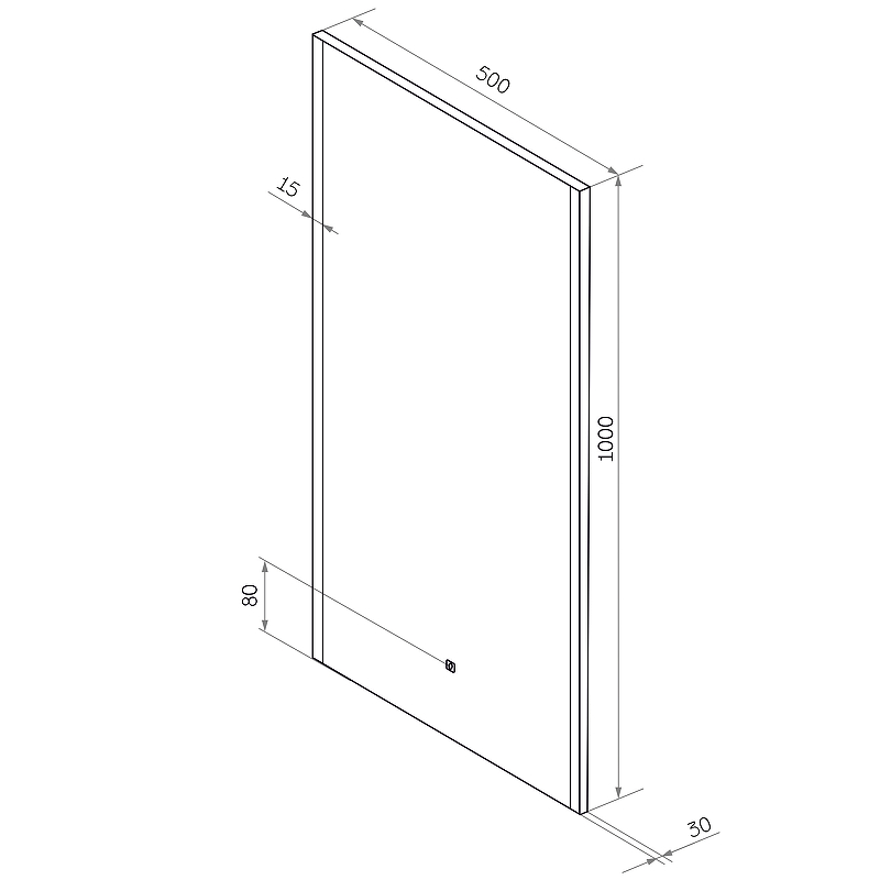 Зеркало Modern LED, 500x1000 ЗЛП619   в Коврове