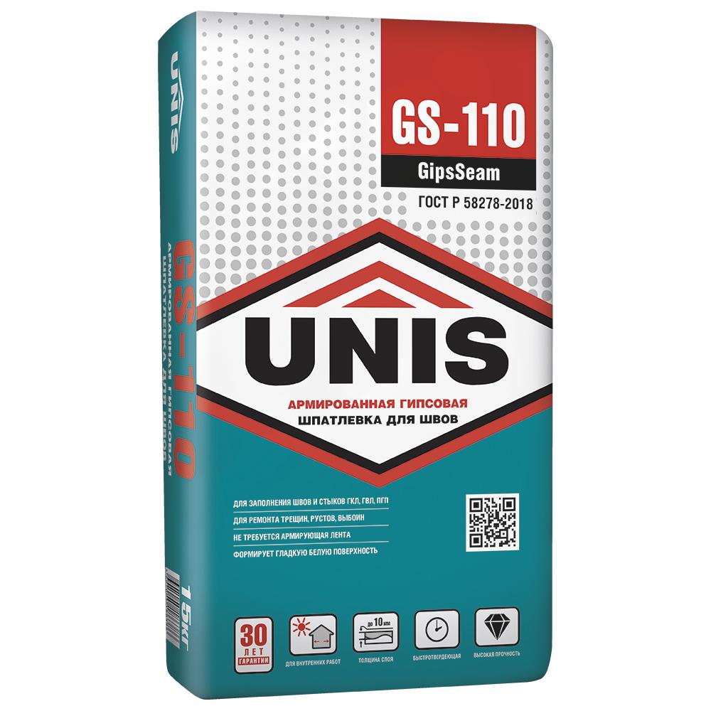 GS-110 GIPSSEAM Шпатлевка для швов ГКЛ 15 кг-распродажа!  в Коврове