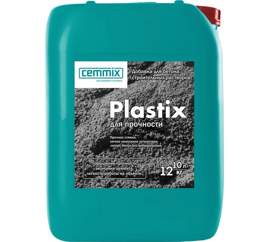 Пластификатор  "PLASTIX"  10 л  "CEMMIX" ЗАКАЗЫВАТЬ С ПРОМА  в Коврове