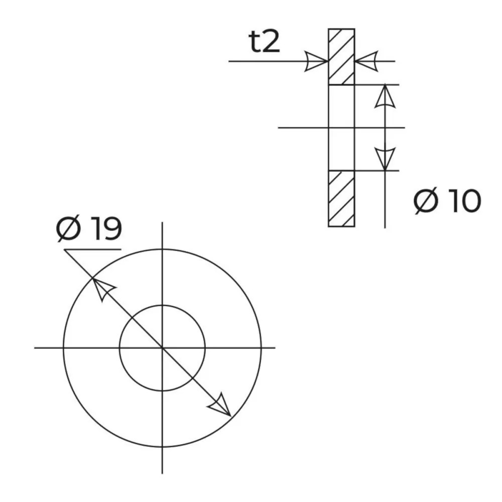 Прокладка паронитовая безасбестовая MPF 1/2" (3 шт.), МР  в Коврове