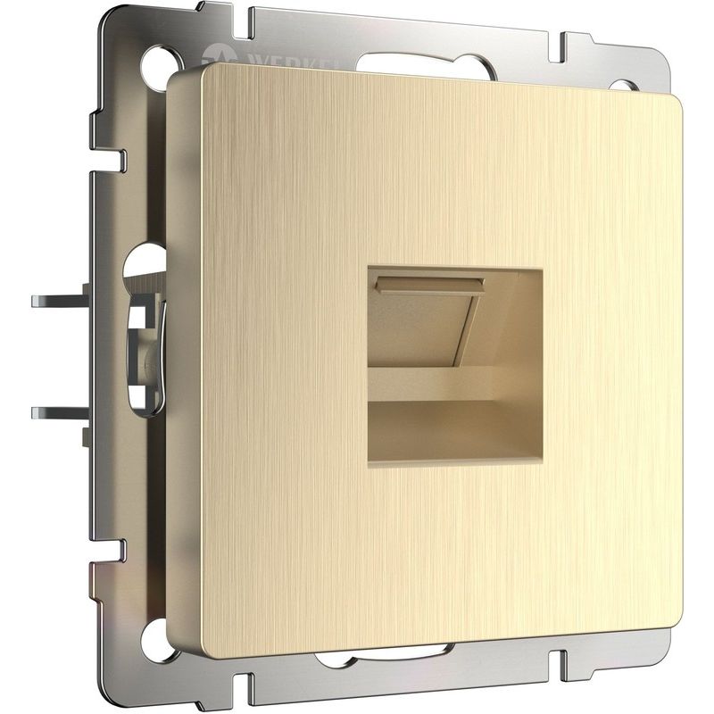 Розетка Ethernet RJ-45 (шампань рифленый) W1181010  в Коврове
